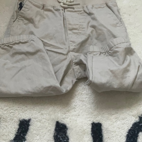 Ralph Lauren khaki joggers. Size 6m - Picture 5 of 5